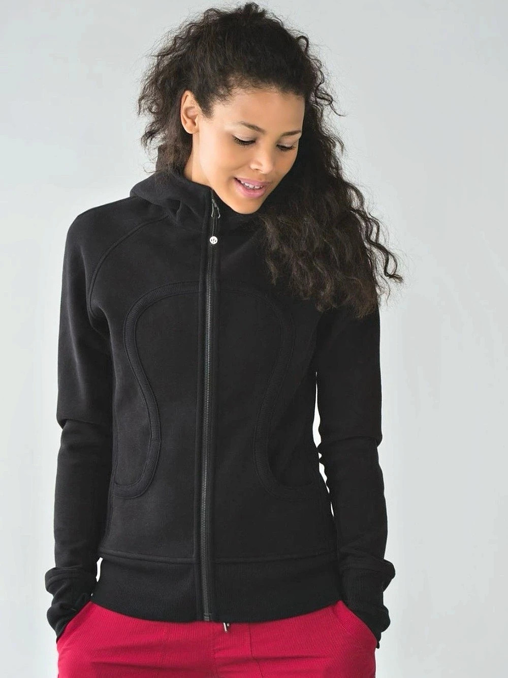 lululemon Black Hooded Scuba Jacket